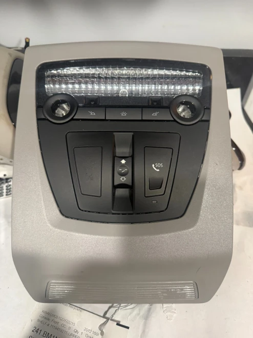 2011-2016 BMW 550i Front Used OEM Overhead Console