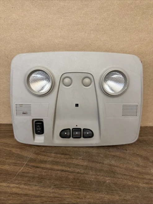 2007-2015 Buick / GMC / Chevrolet Enclave / Acadia / Traverse Gray Used OEM Overhead Console