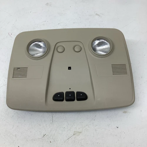 2007-2015 Buick / GMC / Chevrolet Enclave / Acadia / Traverse Tan Used OEM Overhead Console