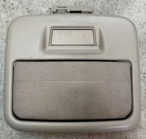 1992-2002 Cadillac Eldorado / Seville Sunglasses Storage Tan Used OEM Overhead Console