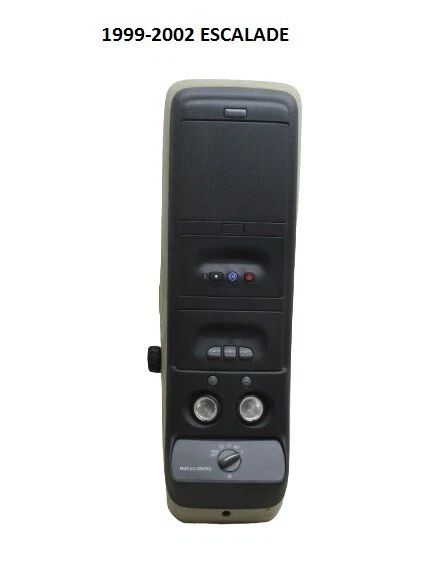 1999-2002 Cadillac Escalade Rear With Climate Controls Used OEM Overhead Console