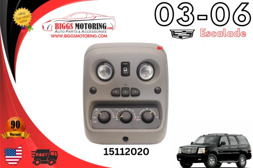 2003-2006 Cadillac Escalade Used Overhead Console 15112020