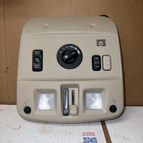 2004-2009 Cadillac SRX Gray Used OEM Overhead Console