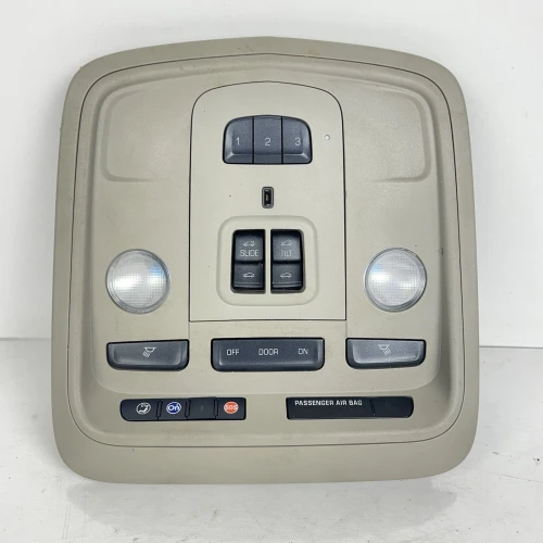 2013, 2017-2018 Cadillac ATS Gray Used OEM Overhead Console