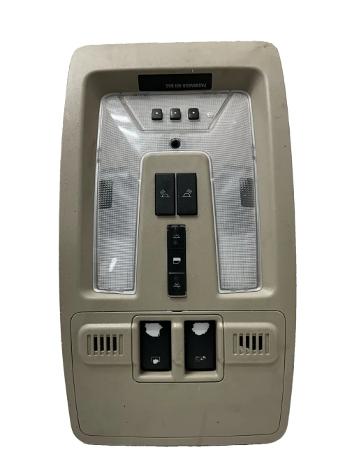 2015 Cadillac SRX Beige Used OEM Overhead Console