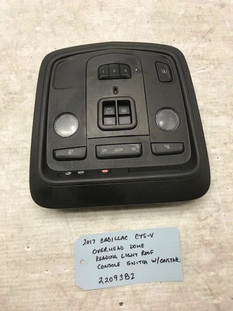 2017 Cadillac CTS Used Overhead Console