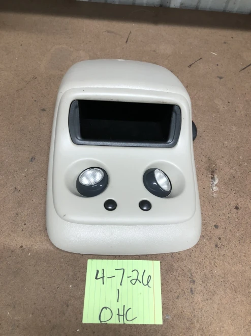 1999-2006 Chevrolet Silverado / Tahoe Tan Used Overhead Console