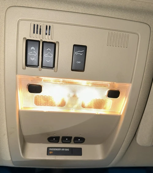 2012-2014 Chevrolet Tahoe Front Sunroof Cashmere Used Overhead Console
