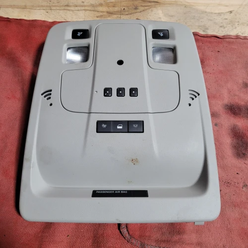 2013-2016 Chevrolet Malibu Gray Used OEM Overhead Console
