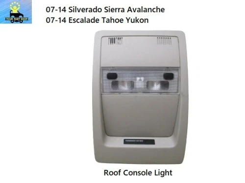 Chevrolet / Cadillac / GMC Silverado / Avalanche / Escalade / Tahoe / Yukon Used Overhead Console 25848630