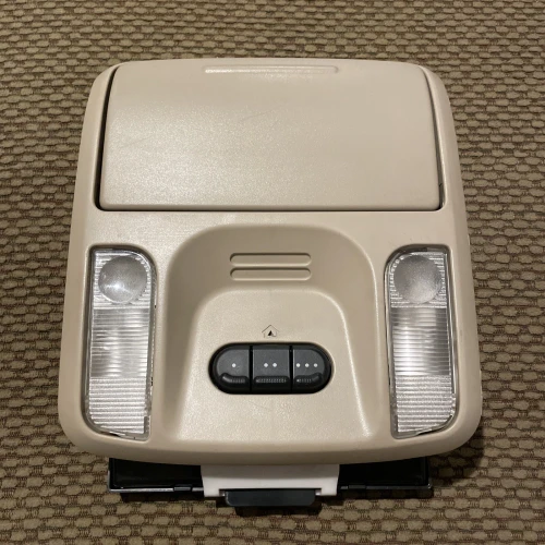2004-2006 Chrysler Pacifica Beige Used OEM Overhead Console