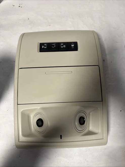 2008-2010 Chrysler Town & Country Beige Used OEM Overhead Console