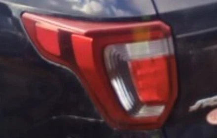 2016-2019 Ford Explorer Driver LH Quarter Mounted Tail Light Lamp OEM OEM used OEM tail light assembly