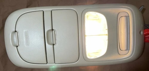 1999-2004 Dodge Dakota Sunglasses Storage Beige Used OEM Overhead Console