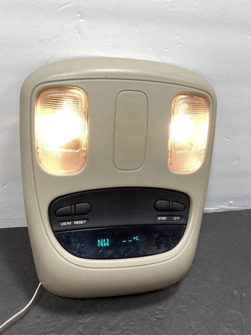 2002-2005 Dodge Ram With Compass With Display Tan Used Overhead Console