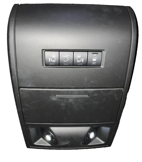 2011-2020 Dodge Caravan Front Without Sunroof Black Used Overhead Console