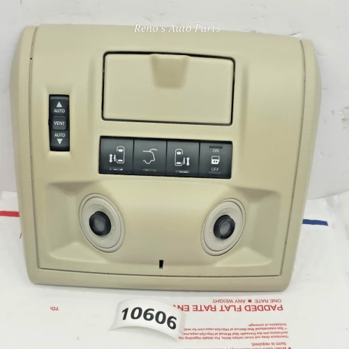 2015-2018 Dodge Grand Caravan Front Sunroof Used Overhead Console
