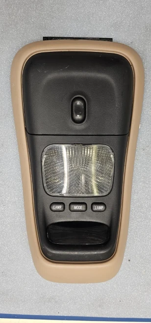 1995-2001 Ford / Mercury Explorer / Mountaineer Sunroof With Display Tan Used Overhead Console