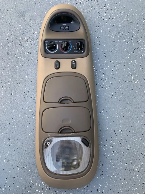 1997-2002 Ford Excursion / Expedition Tan Used OEM Overhead Console