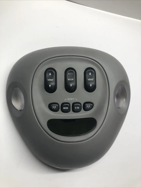 1997-2003 Ford F-150 / Expedition Sunroof With Display Gray Used OEM Overhead Console