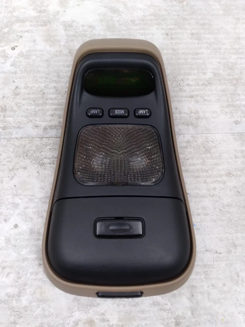 1998-2001 Ford Explorer With Display Tan Used OEM Overhead Console