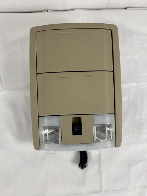 2007-2014 Ford Expedition / F-150 Tan Used OEM Overhead Console