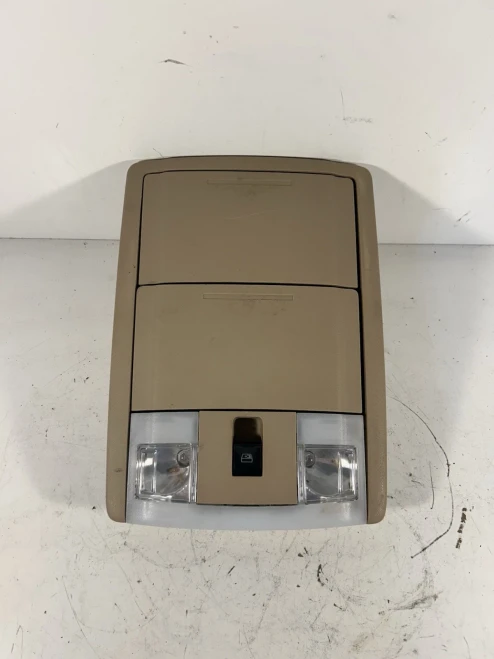 2011 Ford F-250 Tan Used OEM Overhead Console 7L1A-13D776-C