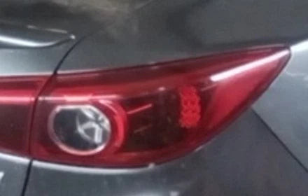2014 14 Mazda 3 Passenger RH Quarter Mounted Tail Lamp Light OEM used OEM tail light assembly