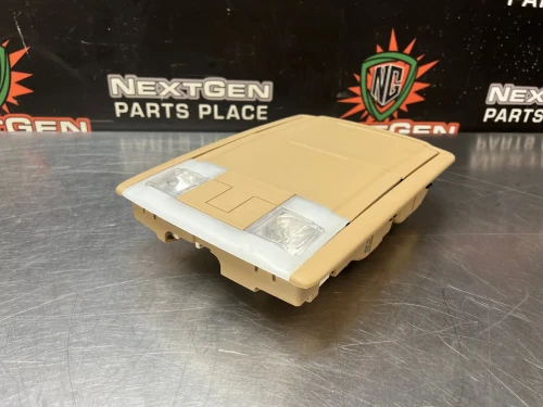2013 Ford F-250 Tan Used OEM Overhead Console 7L1A-13D776-C