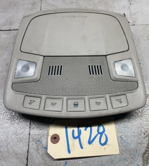 2013-2016 Ford Fusion Front Without Sunroof Used OEM Overhead Console