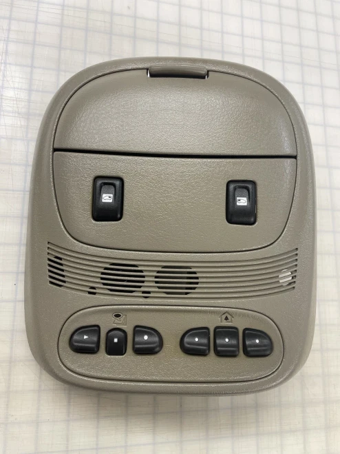 2004-2005 GMC Envoy Beige Used OEM Overhead Console