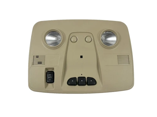 2007-2012 GMC Acadia Sunroof Homelink Tan Beige Used Overhead Console