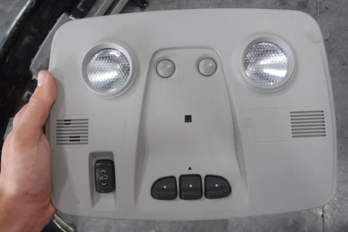 2007-2014 GMC Acadia Front Tan Used Overhead Console