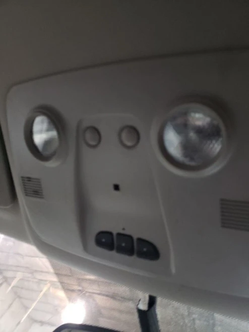2015-2017 GMC Acadia Front Grey Used Overhead Console