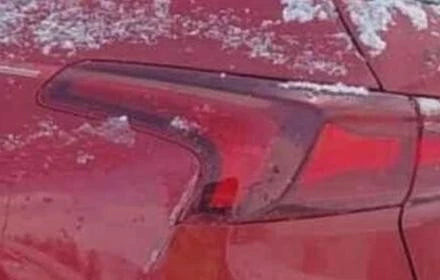 2019 2020 Hyundai Santa Fe Driver LH LED Quarter Mounted Tail Light Lamp OEM OEM used OEM tail light assembly