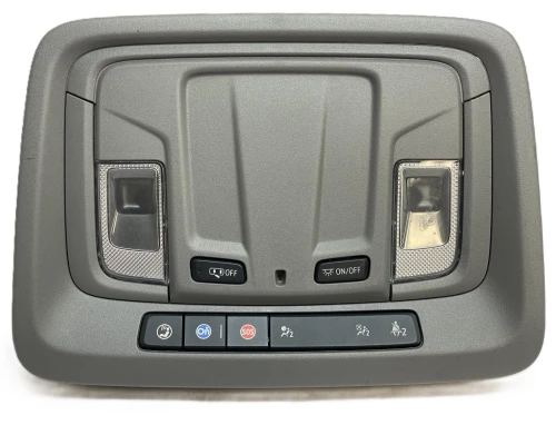 2021 GMC Sierra Front Gray Used OEM Overhead Console 84816414