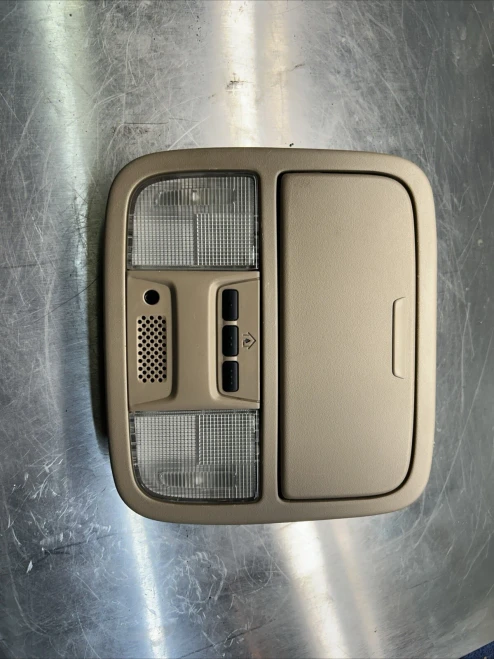 2006-2008 Honda Pilot / Odyssey Homelink Tan Used Overhead Console