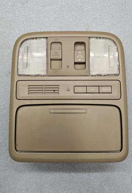 2009-2015 Honda Pilot Sunroof Homelink Tan Used Overhead Console