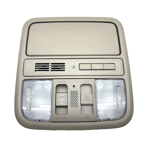 2011-2017 Honda Odyssey Sunroof Homelink Beige Used OEM Overhead Console
