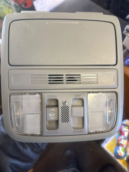 2013-2019 Honda Accord Gray Used OEM Overhead Console