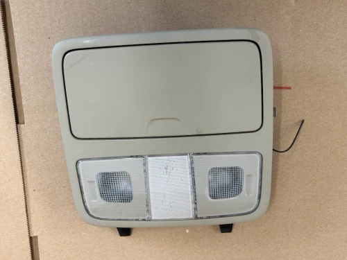 2007-2010 Hyundai Elantra Without Sunroof Tan Beige Brown Used OEM Overhead Console