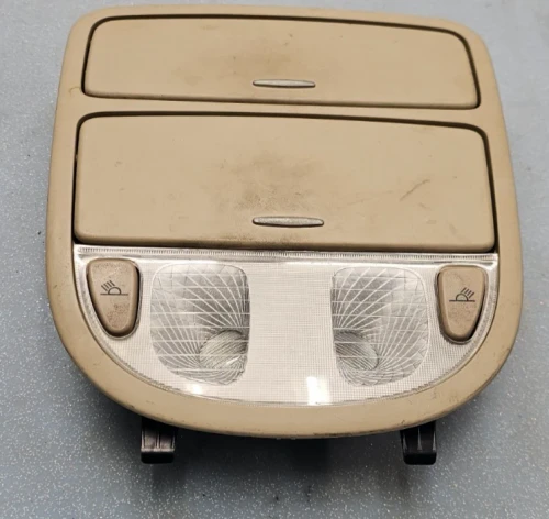 2007-2012 Hyundai Santa Fe Front Sunroof Tan Used Overhead Console