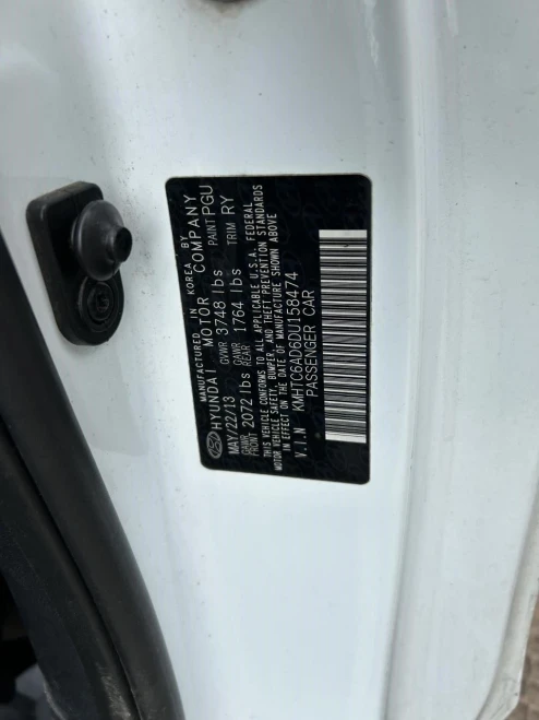 2012-2017 Hyundai Veloster Front Used Overhead Console