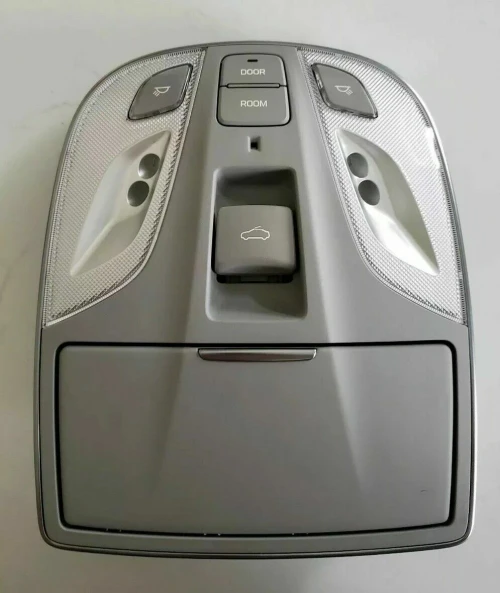 2014-2016 Hyundai Equus Sunroof Gray Used OEM Overhead Console