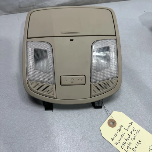 2015-2017 Hyundai Sonata Beige Used OEM Overhead Console 92800-C1XXX