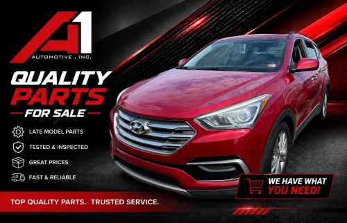 2017-2019 Hyundai Santa Fe 2.4L Front Used Overhead Console