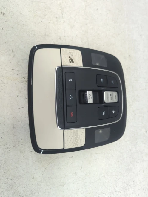 2020-2022 Hyundai Palisade Rear With Climate Controls Beige Used Overhead Console