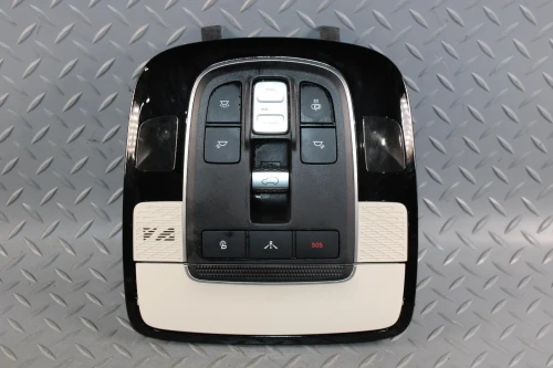 2020-2022 Hyundai Palisade Sunroof Tan Black Used Overhead Console