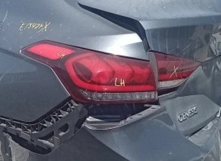 2015 Hyundai Genesis Driver Side Tail Light Assembly Quarter Mount OEM used OEM tail light assembly