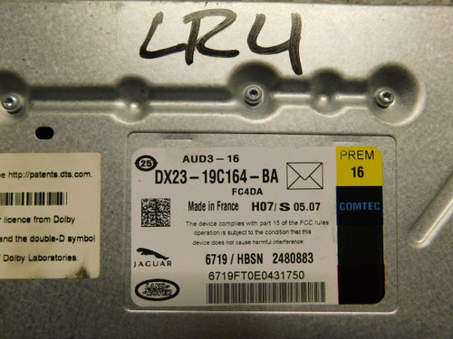 2016 Radio amp LandRover Range Rover Sport AMP 2500WT ID#DX23-19C164-BA used OEM used auto part